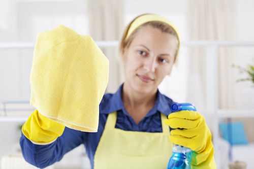 Detailed professional cleaning methods in a Finchley property