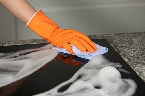 Gutter cleaning service for a Finchley residential property