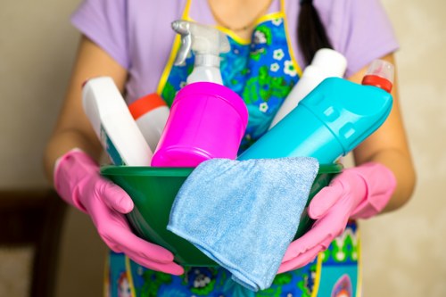 Professional house cleaning service for a Finchley family home