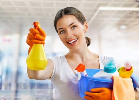 Office cleaning services for a Finchley workplace reception area