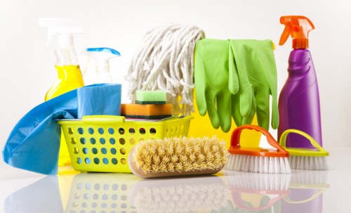 Weekly domestic cleaning tasks in a Finchley kitchen and bathroom