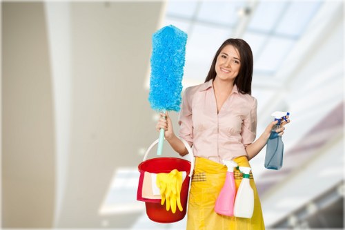Commercial carpet cleaning service for a Finchley office reception area