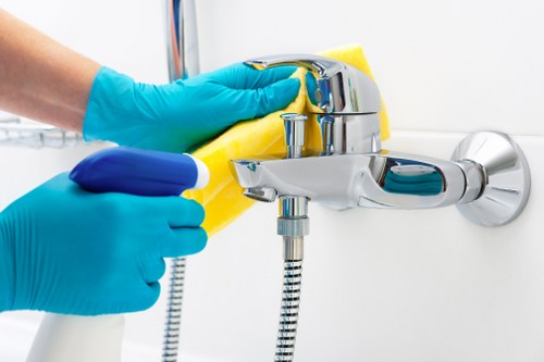Upholstery stain cleaning on a sofa in Finchley