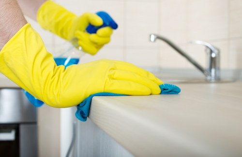 Safe transaction process for Cleaners Finchley customers