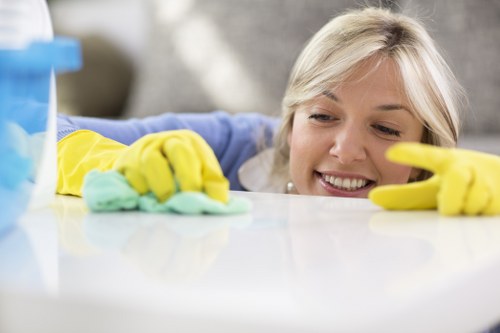 Sorting and removing items during a house clearance in Finchley