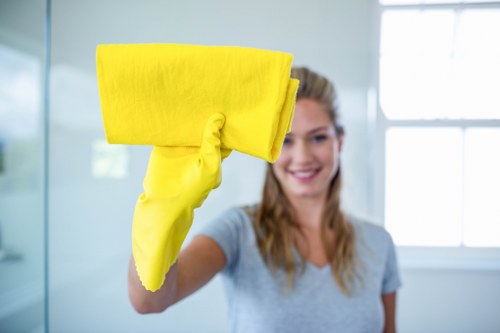 Careful exterior cleaning on a mixed-use Finchley property